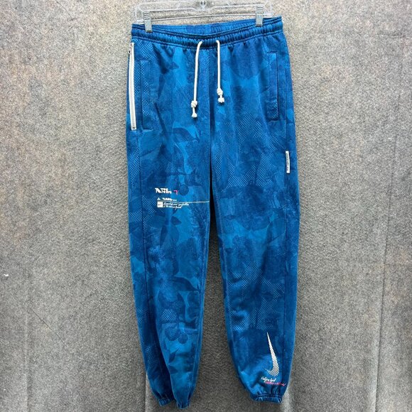 Nike Jogger Men Medium Blue Dri Fit Standard Issue DV0016-453 Brigade Basketball - Picture 1 of 10